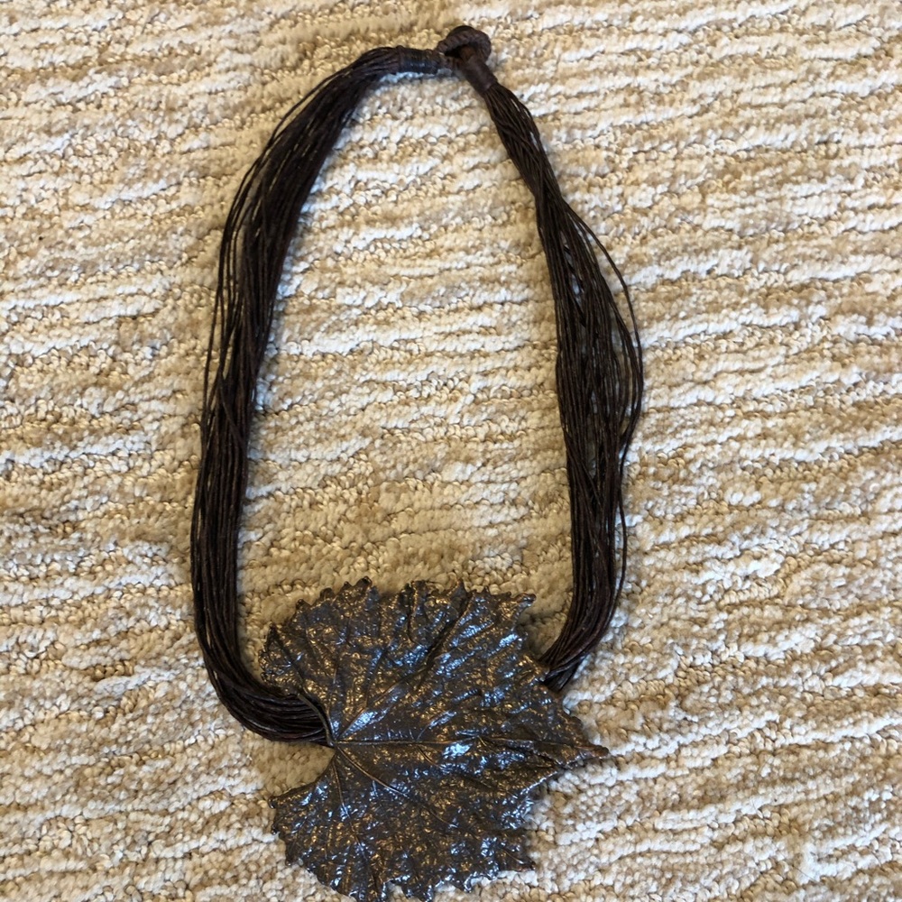 Unique Leaf Necklace